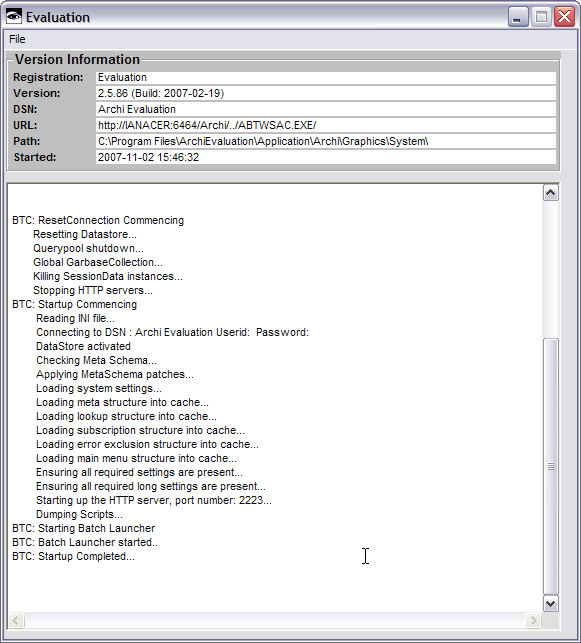 Head-ConsoleAfterDSNChange