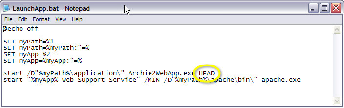 RunWithHead-BatchFile