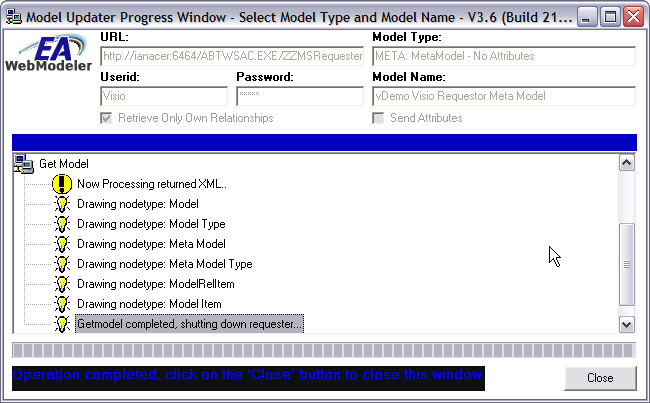Visio-GetMetaModelProgress
